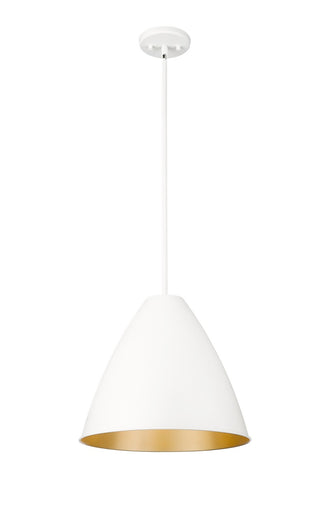 Buy matte-white Kayman Pendant by Millennium