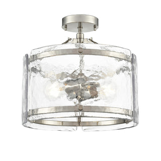 Buy polished-nickel Bennetti Flush Mount Ceiling Light by Millennium
