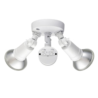 Buy powder-coated-matte-white-with-clear-glass Outdoor (Wet) Floodlight by Millennium