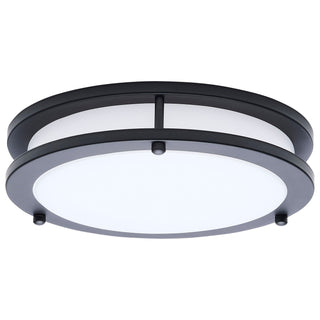 Buy black Glamour Outdoor (Damp) Flush Mount Ceiling Light by Nuvo Lighting