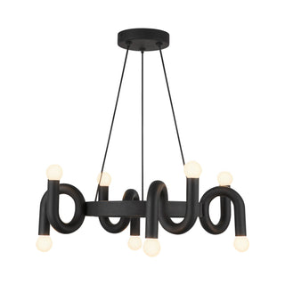 Buy matte-black Sadie Chandelier by Alora