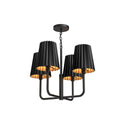 Plisse Chandelier by Alora