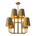 Plisse Chandelier by Alora