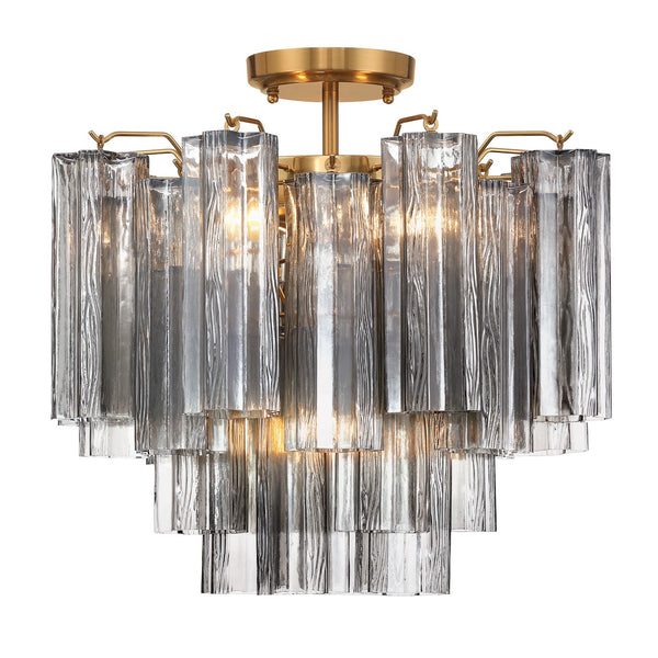 Addis Semi Flush Mount Light by Crystorama