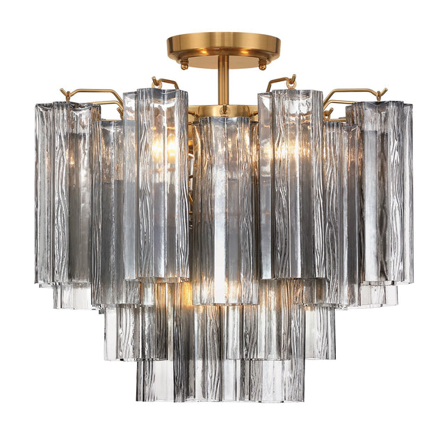 Addis Semi Flush Mount Light by Crystorama