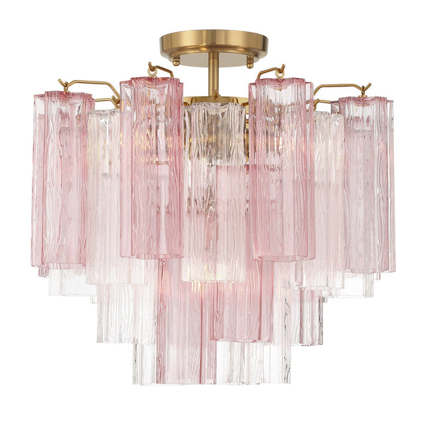 Addis Semi-Flush Mount Ceiling Light by Crystorama