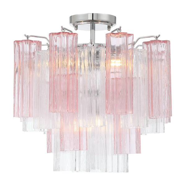 Addis Semi Flush Mount Light by Crystorama