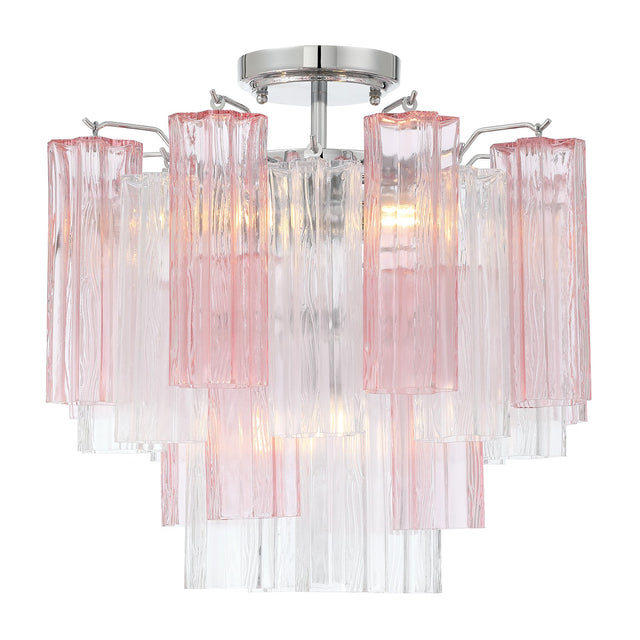 Addis Semi Flush Mount Light by Crystorama