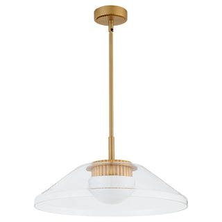 Buy brushed-brass Eros Outdoor (Damp) Pendant by Oxygen