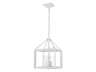 Buy natural-white-with-clear-glass-glass Smyth Pendant by Golden