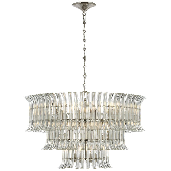Rhine Outdoor (Damp) Chandelier by Visual Comfort Signature