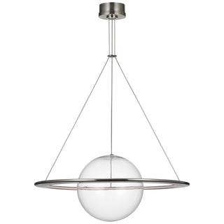 Buy pewter Cosmos Outdoor (Damp) Chandelier by Visual Comfort Signature