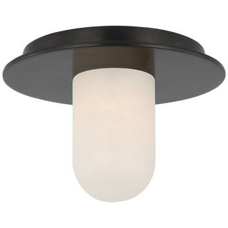 Buy bronze Fosse Outdoor (Damp) Flush Mount Ceiling Light by Visual Comfort Signature