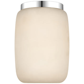 Buy alabaster-and-polished-nickel Formosa Outdoor (Damp) Flush Mount Ceiling Light by Visual Comfort Signature