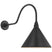 Matte Black with 12.5" Matte Black Conical Savannah Shade Glass and Black Shade
