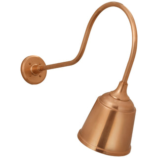 Buy soft-copper-with-8-soft-copper-rockhouse-shade-glass-and-brass-gold-shade Academy Barn Light Outdoor (Wet) Wall Lantern by Visual Comfort Signature