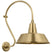 Hand-Rubbed Antique Brass with 16" Hand-Rubbed Antique Brass Bowers Shade Glass and Brass/Gold Shade