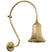 Hand-Rubbed Antique Brass with 7.5" Hand-Rubbed Antique Brass Savannah Shade Glass and Brass/Gold Shade