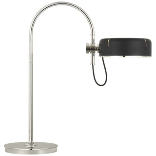 Buy polished-nickel-with-matte-black-glass-and-black-shade Oso Lamp by Visual Comfort Signature