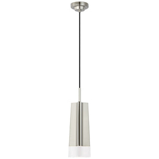 Buy polished-nickel Matcha Outdoor (Damp) Pendant by Visual Comfort Signature