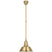 Hand-Rubbed Antique Brass with 12.5" Hand-Rubbed Antique Brass Bowers Shade Glass and Brass/Gold Shade