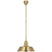 Hand-Rubbed Antique Brass with 16" Hand-Rubbed Antique Brass Bowers Shade Glass and Brass/Gold Shade