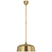 Hand-Rubbed Antique Brass with 16" Hand-Rubbed Antique Brass Rockhouse Shade Glass and Brass/Gold Shade