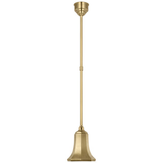 Buy hand-rubbed-antique-brass-with-7-5-hand-rubbed-antique-brass-savannah-shade-glass-and-brass-gold-shade Academy Barn Light Outdoor (Damp) Pendant by Visual Comfort Signature