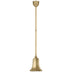 Hand-Rubbed Antique Brass with 7.5" Hand-Rubbed Antique Brass Savannah Shade Glass and Brass/Gold Shade