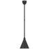 Matte Black with 9" Matte Black Conical Savannah Shade Glass and Black Shade