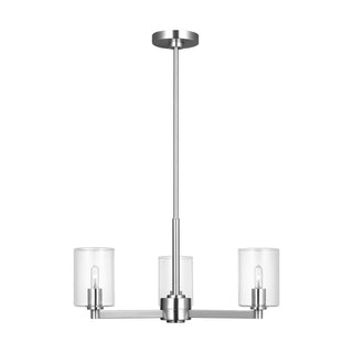 Buy chrome-with-clear-glass-and-clear-shade Fullton Outdoor (Damp) Chandelier by Visual Comfort Studio