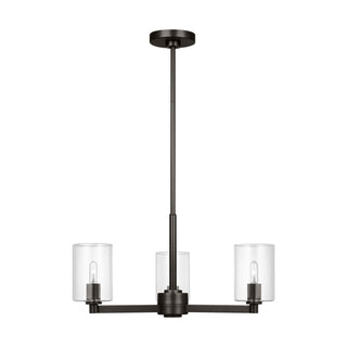 Buy midnight-black-with-clear-glass-and-clear-shade Fullton Outdoor (Damp) Chandelier by Visual Comfort Studio