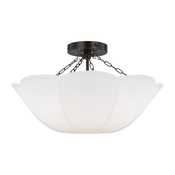 Stassi Outdoor (Damp) Semi-Flush Mount Ceiling Light by Visual Comfort Studio