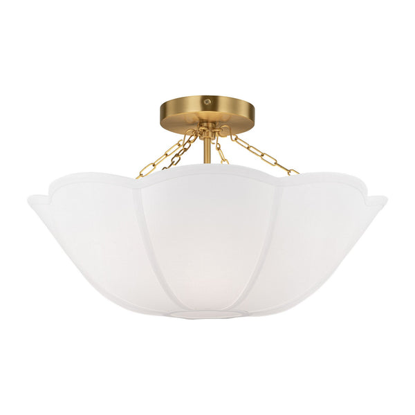 Stassi Outdoor (Damp) Flush Mount Ceiling Light by Visual Comfort Studio
