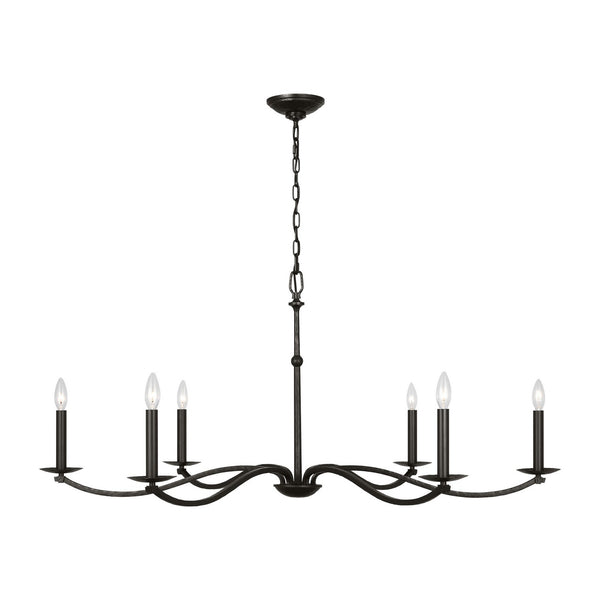 Wellen Outdoor (Damp) Chandelier by Visual Comfort Studio