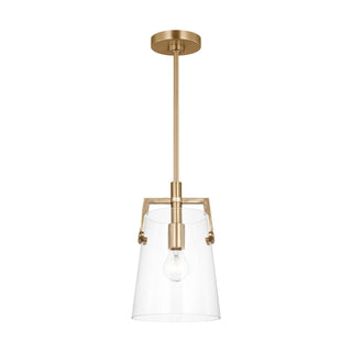 Buy satin-brass Crofton Outdoor (Damp) Pendant by Visual Comfort Studio