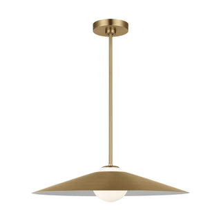 Buy satin-brass Astra Outdoor (Damp) Pendant by Visual Comfort Studio