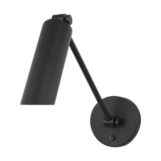 Buy midnight-black-with-midnight-black-glass-and-metal-shade Frasar Outdoor (Damp) Sconce by Visual Comfort Studio