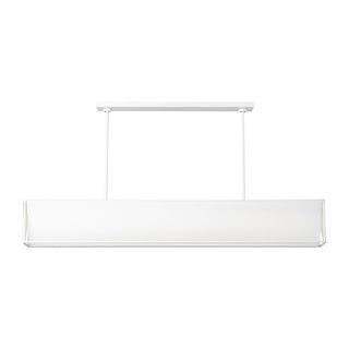 Buy soft-linen-with-white-silkscreen-tempered-glass-and-white-shade Velero Outdoor (Damp) Chandelier by Visual Comfort Studio