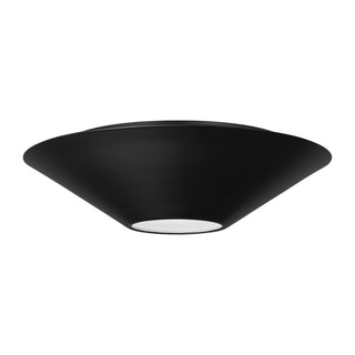 Buy midnight-black Echo Outdoor (Damp) Flush Mount Ceiling Light by Visual Comfort Studio