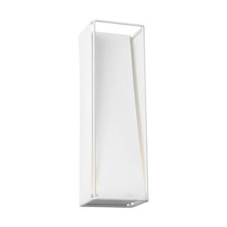Buy soft-linen-with-white-linen-glass-and-white-shade Velero Outdoor (Damp) Sconce by Visual Comfort Studio