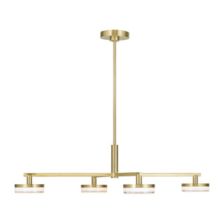 Buy burnished-brass Khan Outdoor (Damp) Chandelier by Visual Comfort Studio