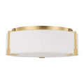 Bergen Outdoor (Damp) Flush Mount Ceiling Light by Visual Comfort Studio