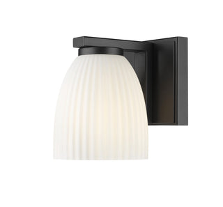Buy matte-black Naya Outdoor (Damp) Sconce by Z-Lite