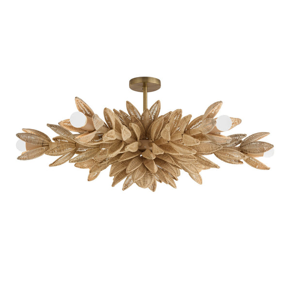 Kasai Semi-Flush Mount Flush Mount Ceiling Light by Arteriors