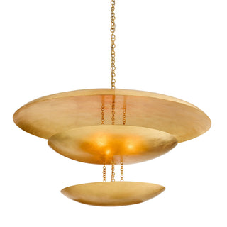 Buy gold-leaf Florko Chandelier by Arteriors