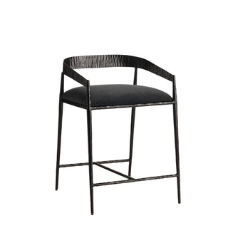 Buy midnight-grey Ansel Counter Stool by Arteriors