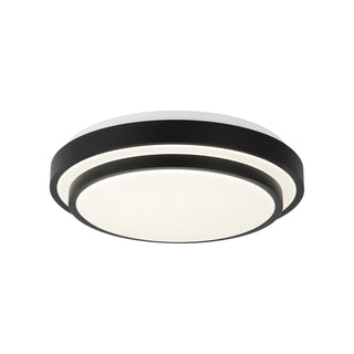 Buy matte-black Helix Flush Mount Ceiling Light by Matteo Lighting