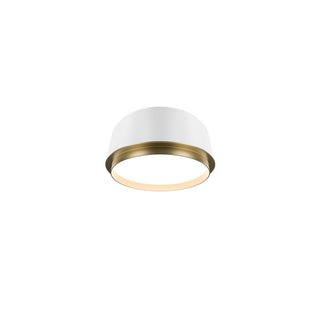 Buy white-aged-brass Salvo Flush Mount Ceiling Light by W.A.C. Lighting