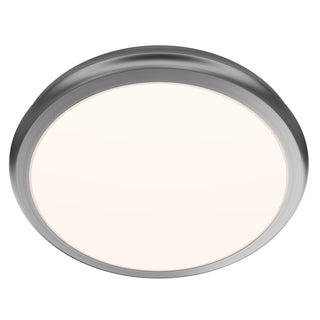 Buy brushed-nickel-and-white-shade Parthenon Flush Mount Ceiling Light by W.A.C. Lighting